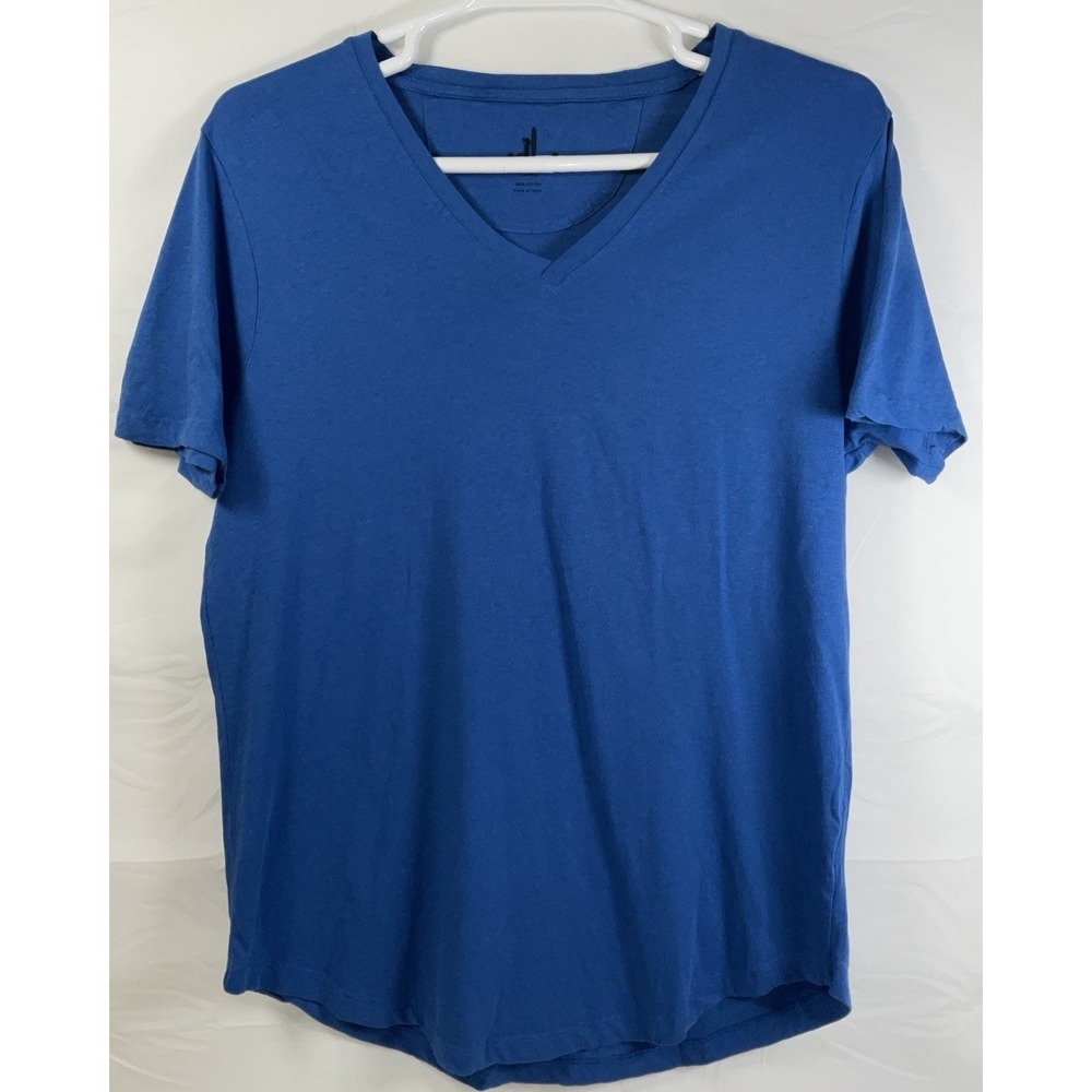NWOT Women's Johnnie-O Merediths Short Sleeve 100% Cotton T-Shirt Royal Blue XL